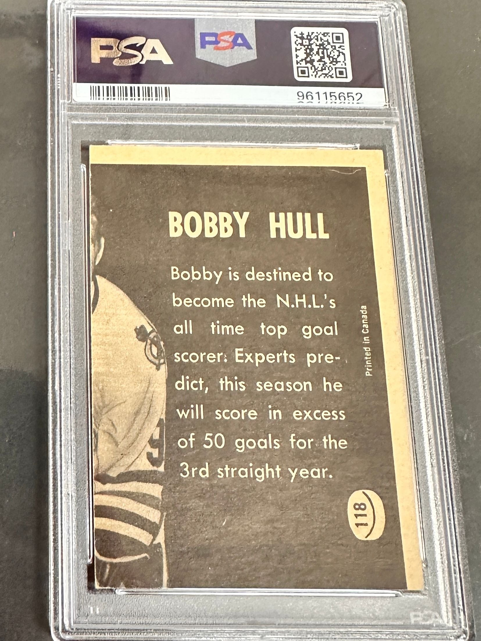 1967 Topps #118 Bobby Orr Calder Trophy PSA 5