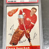 1954 Topps #58 Terry Sawchuk PSA 4