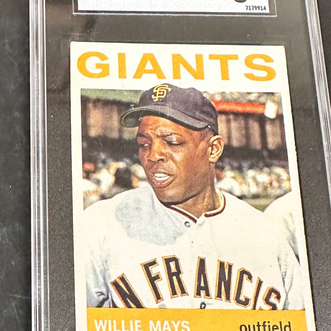 1964 Topps #150 Willie Mays SGC 3 Well Centered