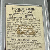 1948 Leaf #1 Joe Dimaggio PSA 1 Nice Front