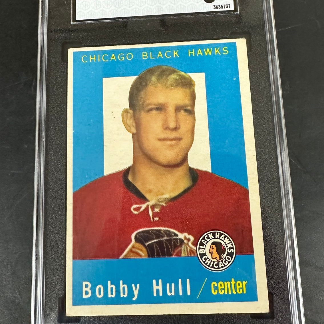 1959 Topps #47 Bobby Hull SGC 5