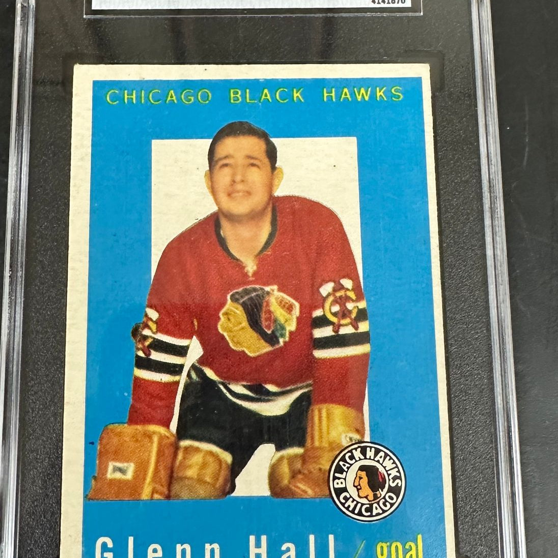 1959 Topps #32 Glenn Hall SGC 4