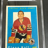 1959 Topps #32 Glenn Hall SGC 4
