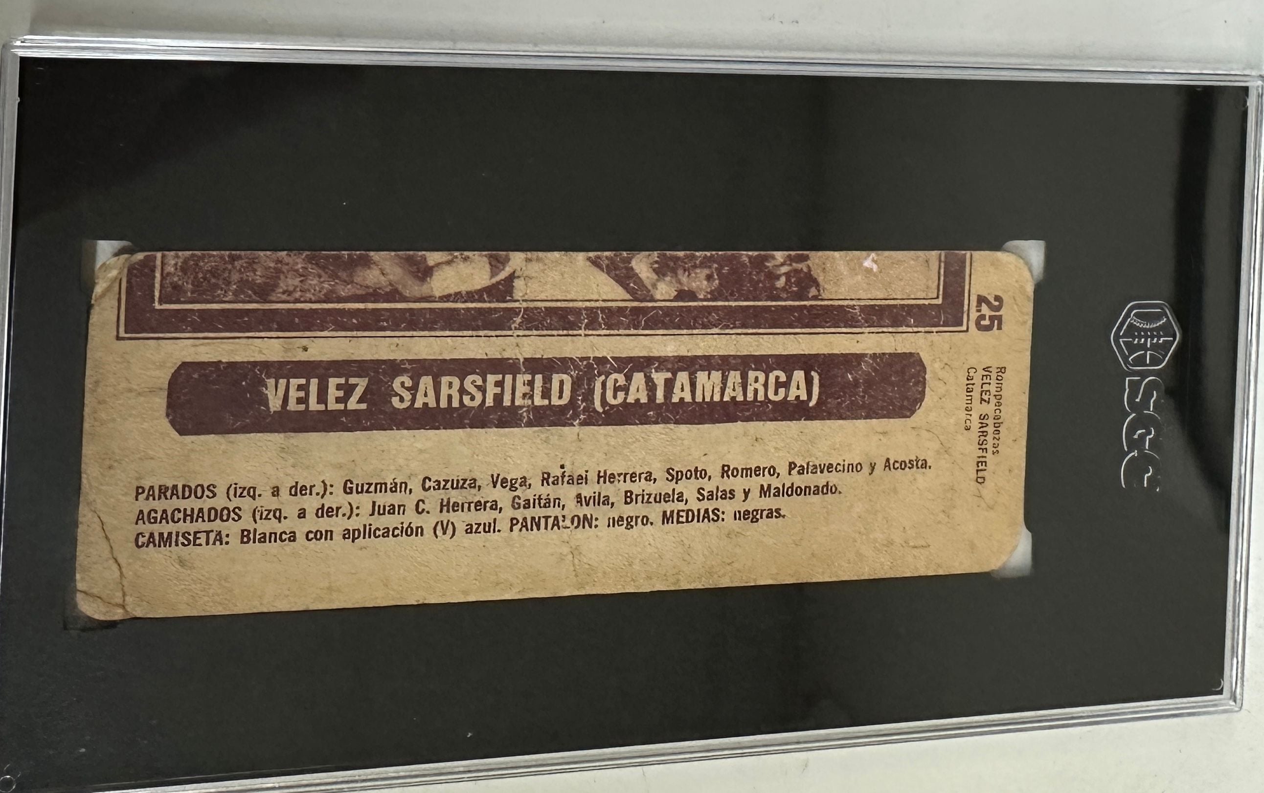 1968 Crack Golazo #25 PELE SGC 1