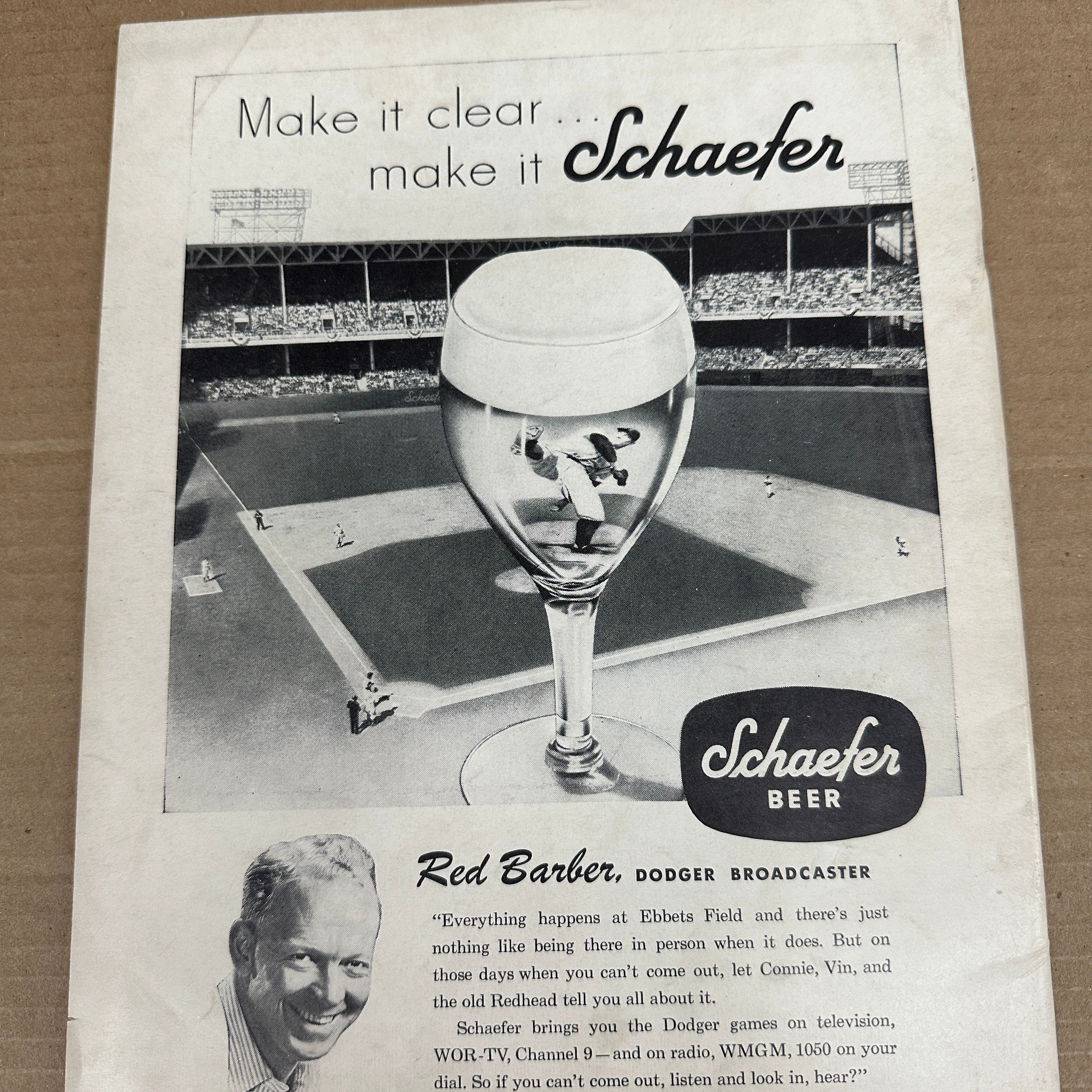 1952 Brooklyn Dodgers Yearbook Nr Mint