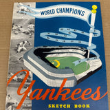 1952 NY Yankees Sketchbook Nr Mint