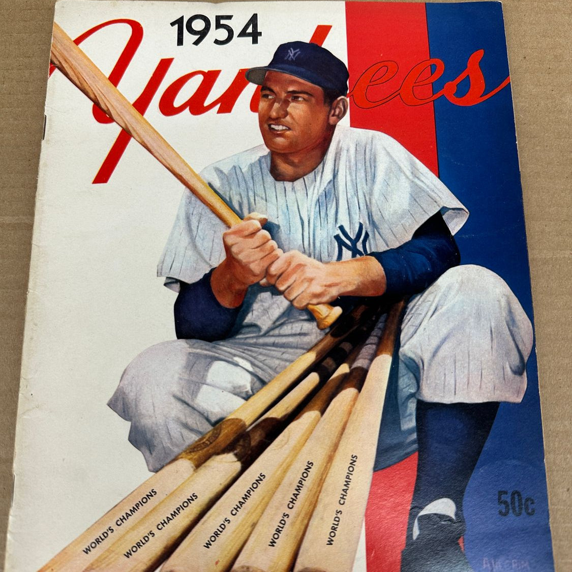 1954 NY Yankees Yearbook Ex/Mint