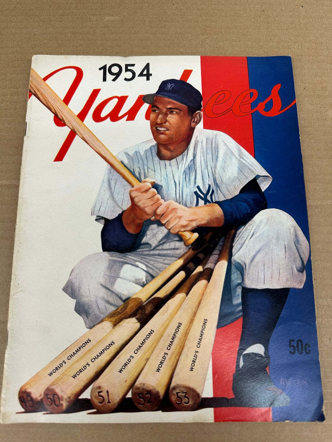 1954 NY Yankees Yearbook Ex/Mint