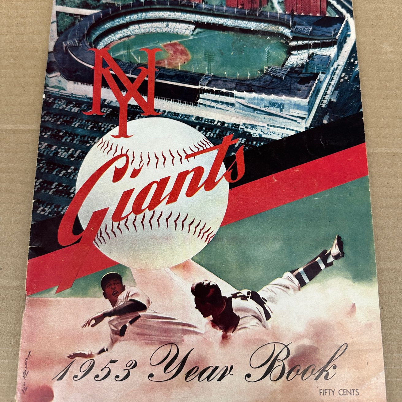 1953 NY Giants Yearbook Ex/Mint