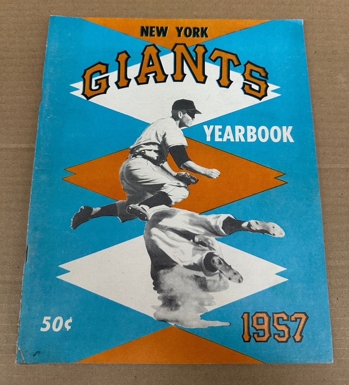 1957 NY Giants Yearbook Ex/Mint