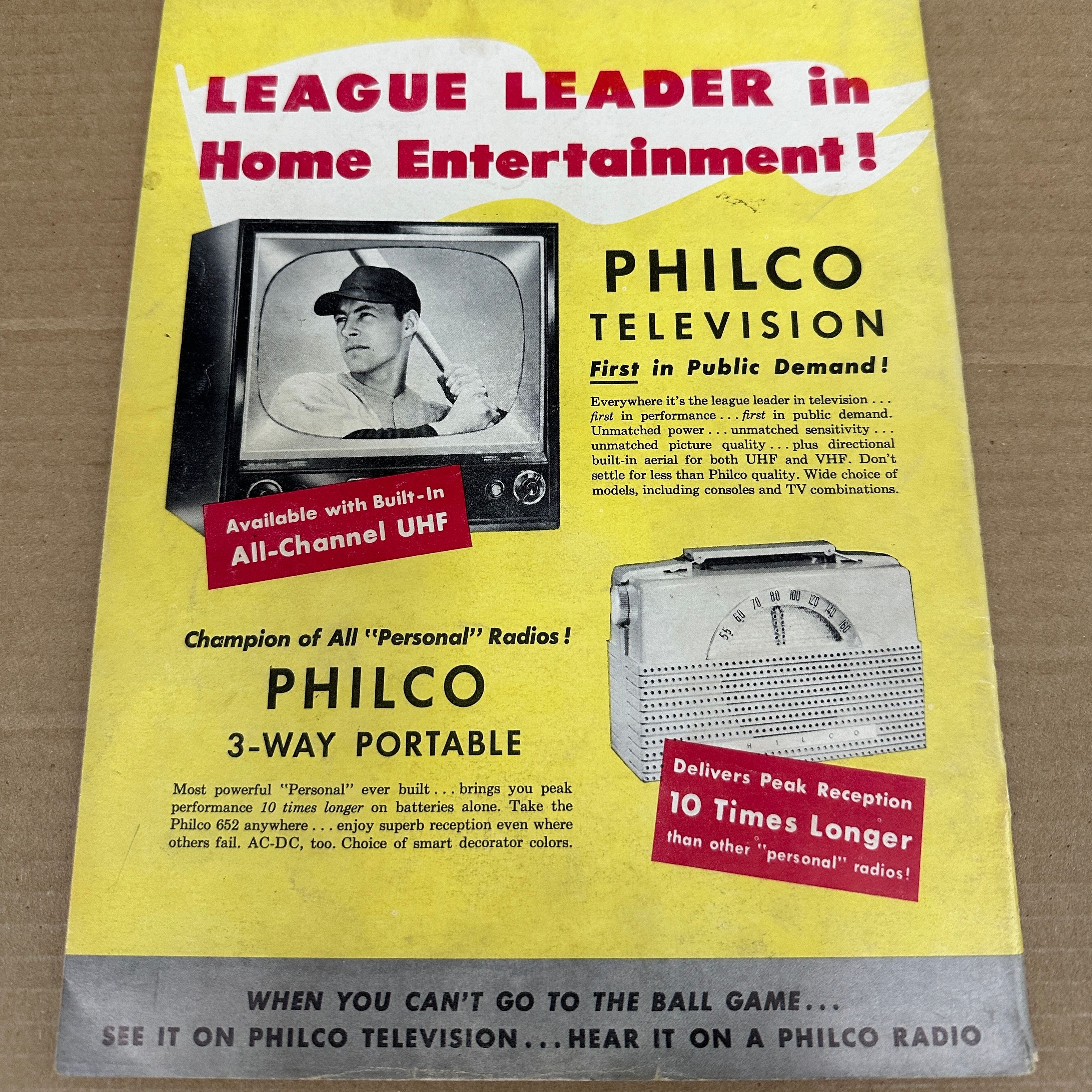 1953 NY Giants Yearbook Ex/Mint