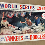 1963 World Series Program Yankees vs. Dodgers Ex