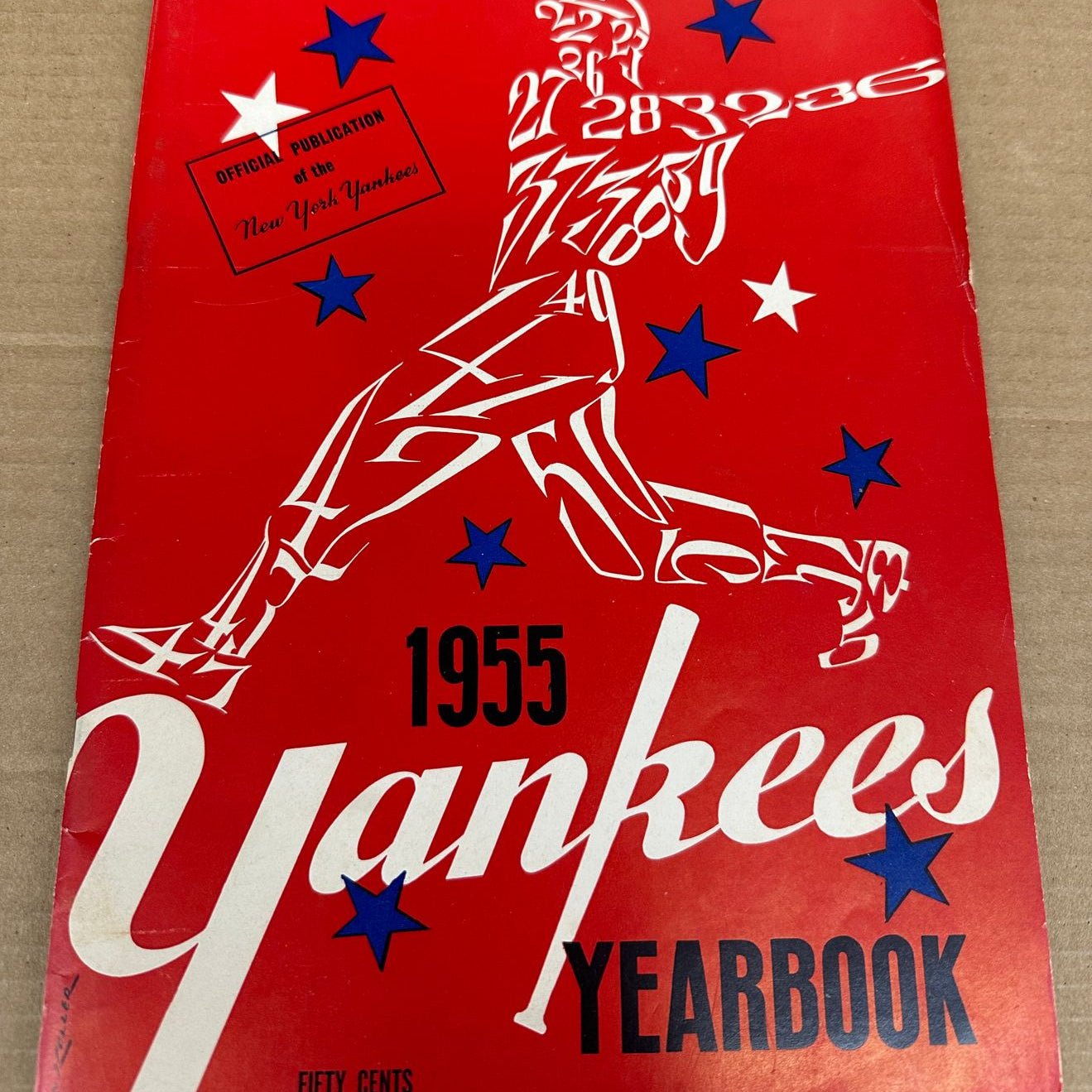1955 NY Yankees Yearbook Ex+