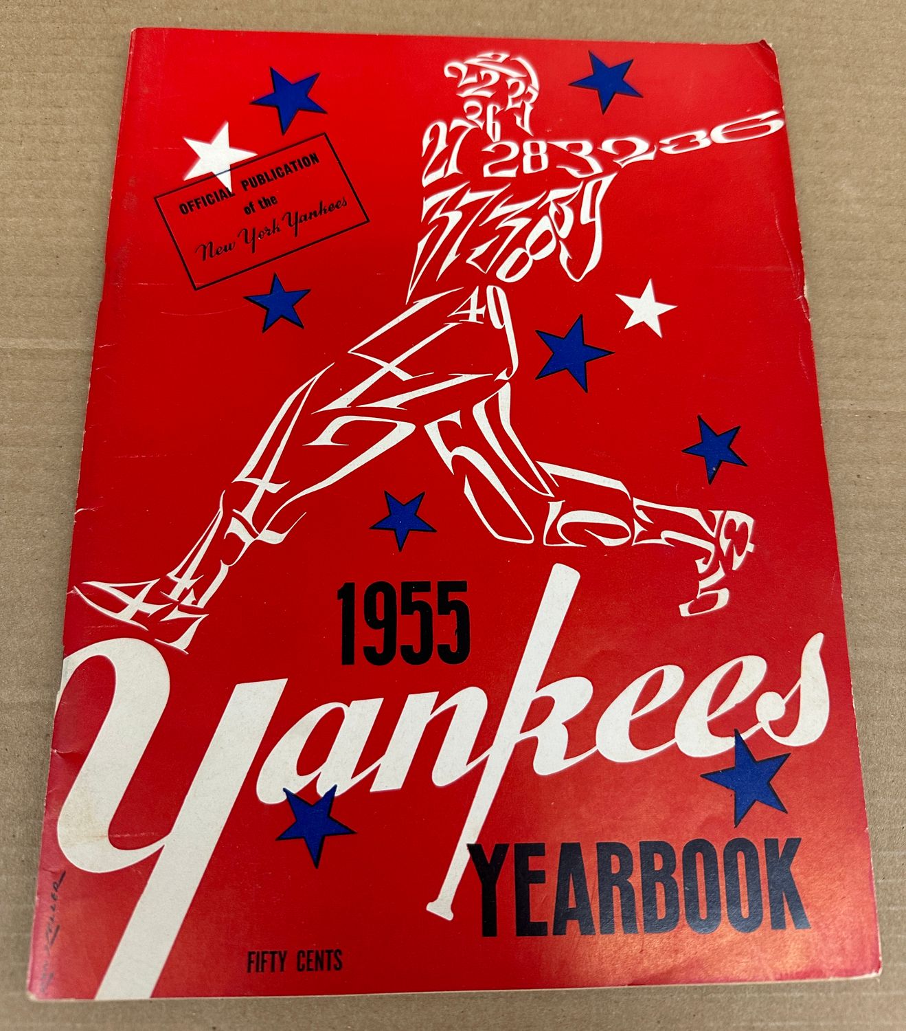 1955 NY Yankees Yearbook Ex+