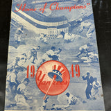1949 NY Yankees Official Program Clean!