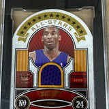 2009/10 Panini Crown Royale #1 Kobe Bryant All Stars Material #'d66/199 SGC 8