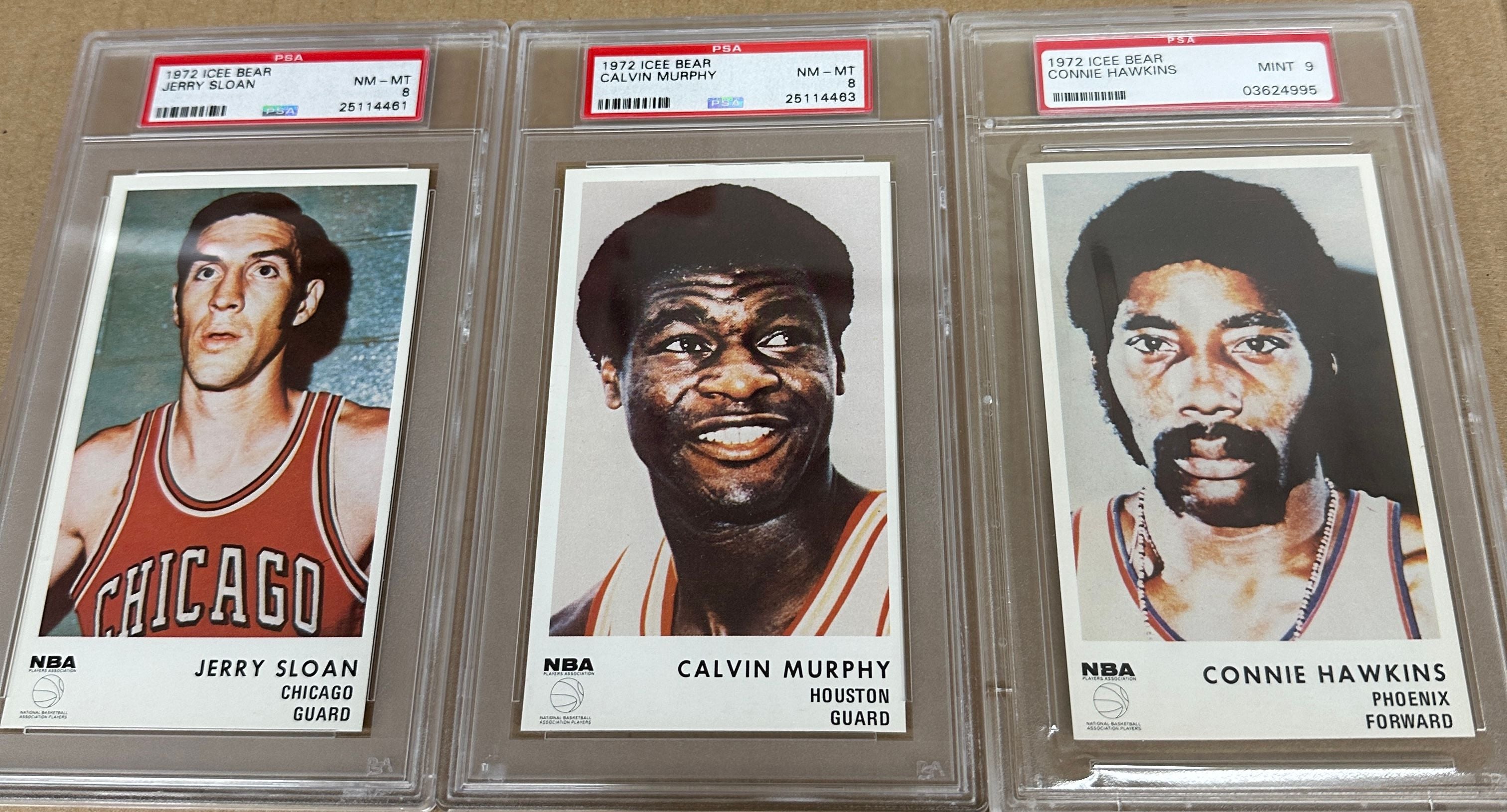 1972 Icee Bear Complete Basketball Set 20 ct. All PSA 8s & 9s