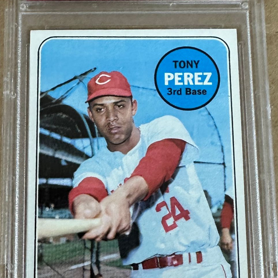 1969 Topps #295 Tony Perez PSA 8 Well Centered!