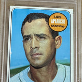1969 Topps #75 Luis Aparicio PSA 8