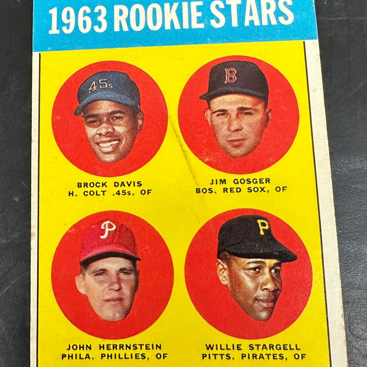 1963 Topps #553 Willie Stargell Rookie VG