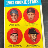 1963 Topps #553 Willie Stargell Rookie VG