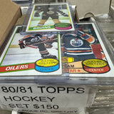 1980/81 Topps Hockey Complete set Ex Condition