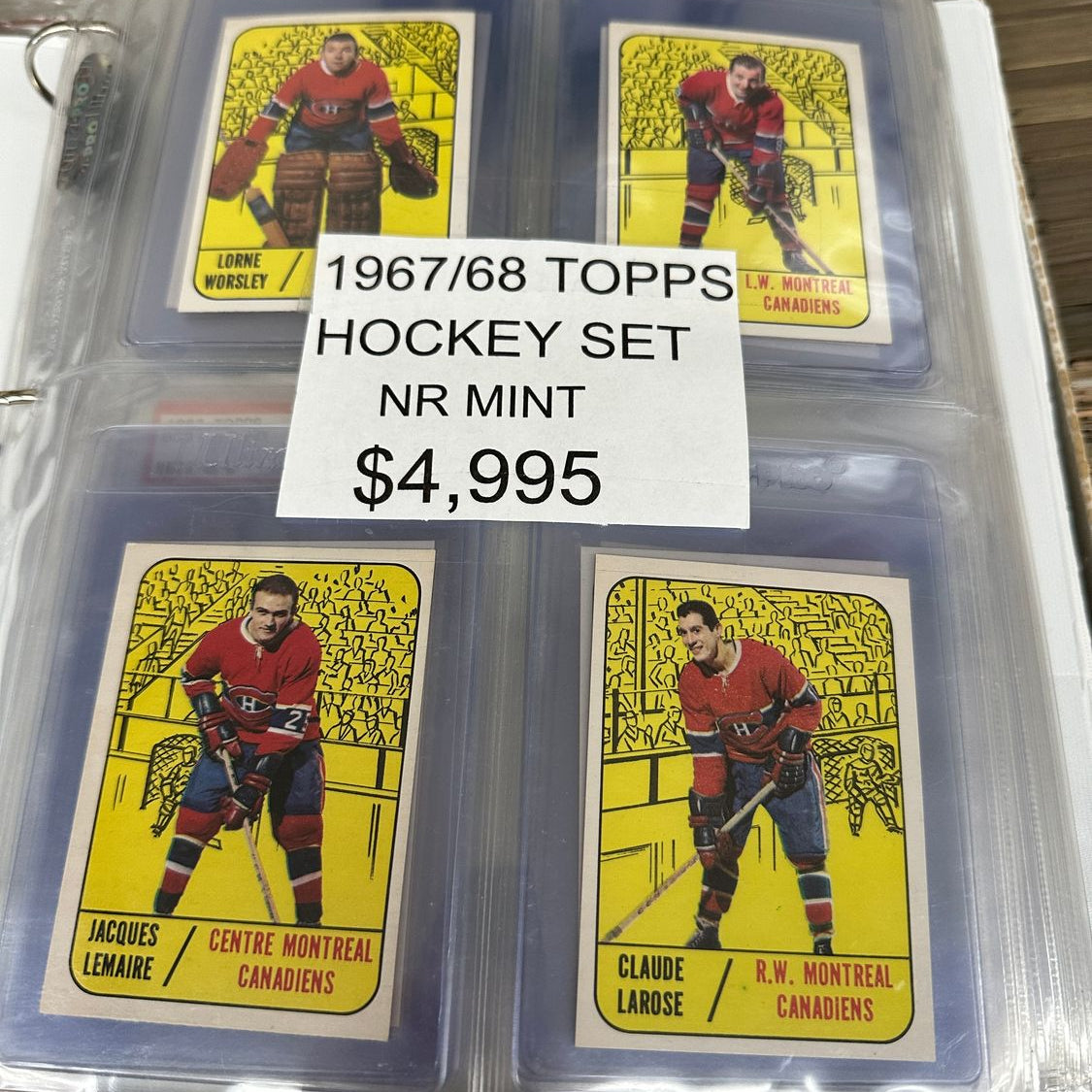 1967/68 Topps Hockey Complete set Ex/Mint to Nr Mint... Loaded with Hall of Famers