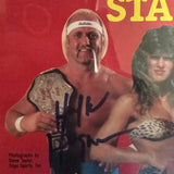 Hulk Hogan Autograph on 1985 Topps WWE Wax Pack Wrapper Beckett Authenticated