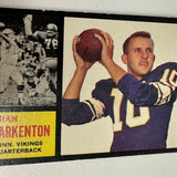 1962 Topps #90 Fran Tarkenton rookie Ex