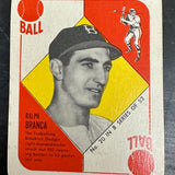 1951 Topps Blue Back Set Break #20 Ralph Branca Ex/Mint