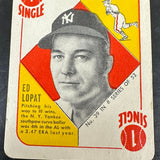 1951 Topps Blue Back Set Break #39 Ed Lopat Ex/Mint