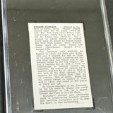 1950 Callahan Rogers Hornsby SGC 8 Nr Mint/Mint