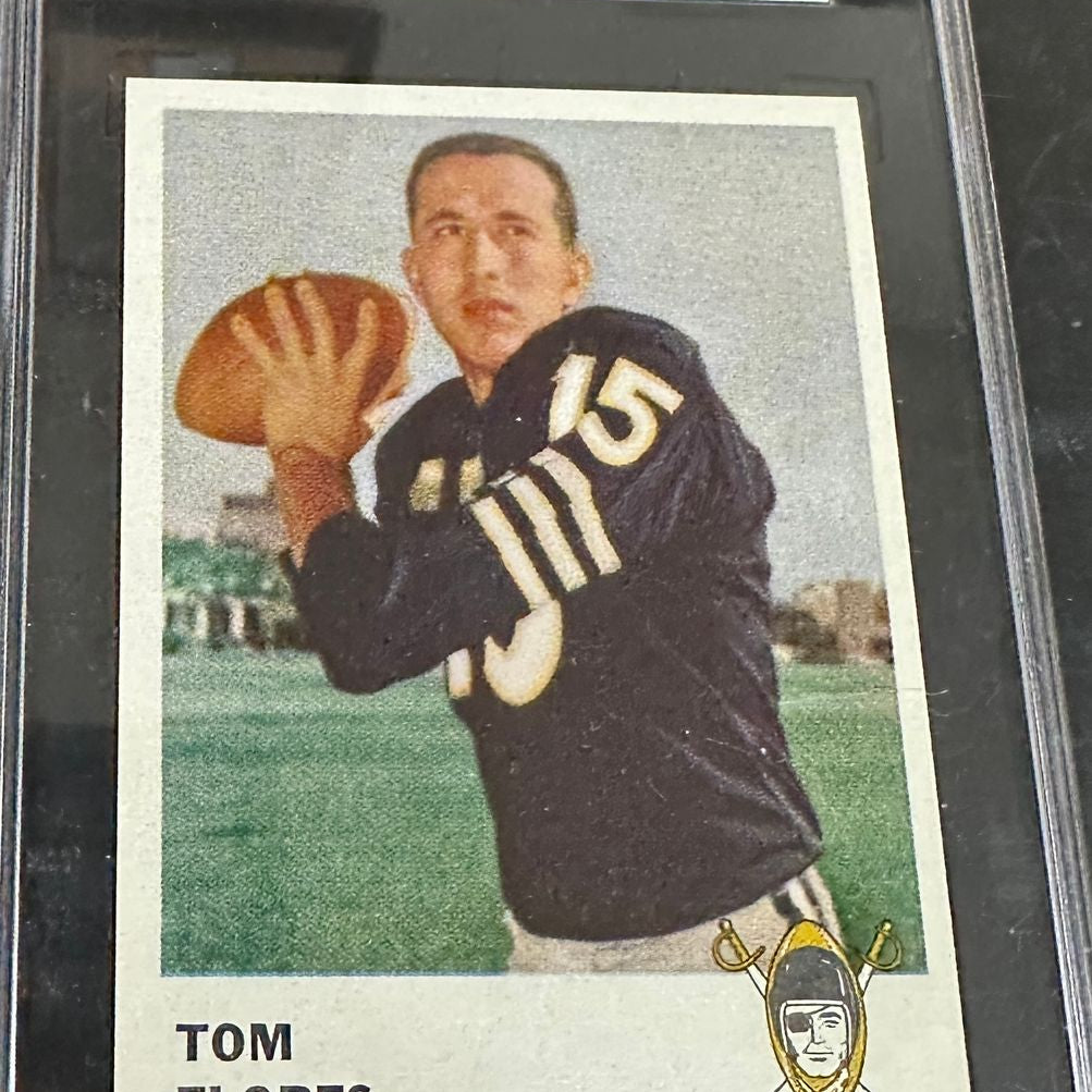 1961 Fleer #188 Tom Flores rookie SGC 8.5