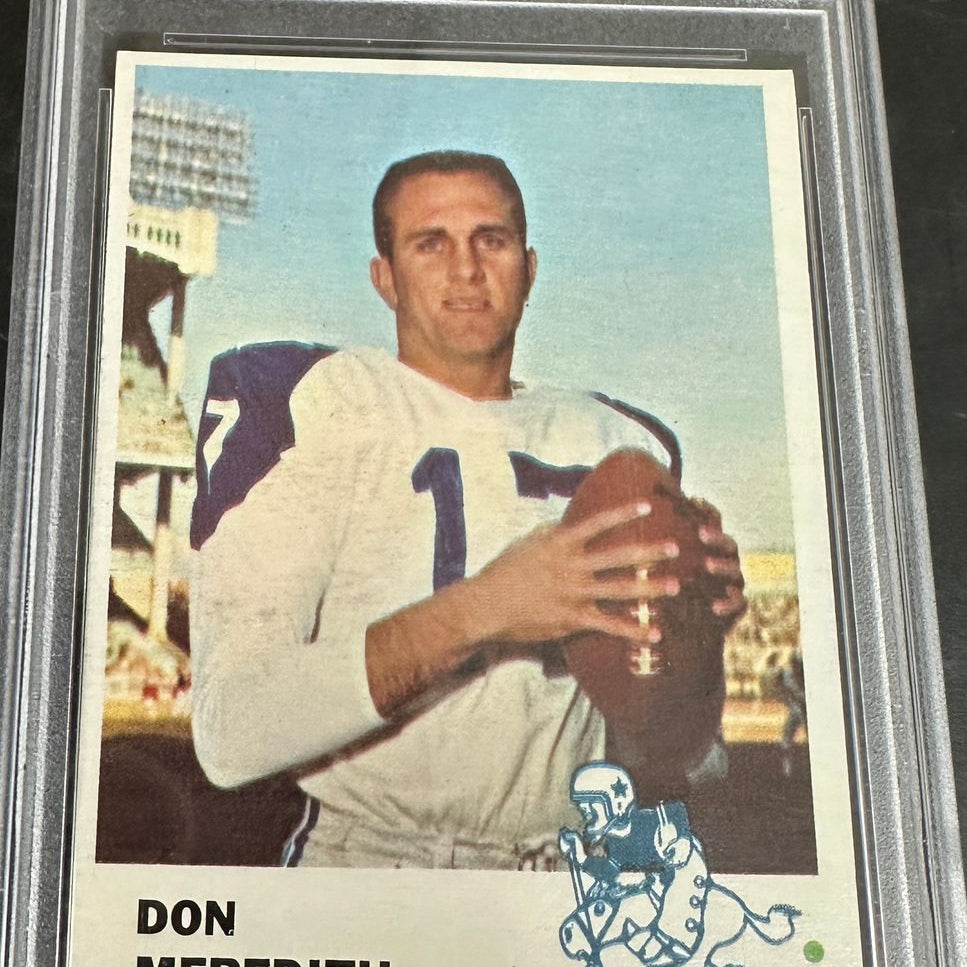 1961 Fleer #41 Don Meredith rookie PSA 7