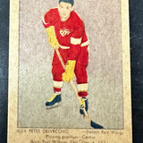 1951 Parkhurst #63 Alex Delvecchio rookie Ex+