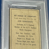1952 Berk Ross Joe Dimaggio PSA 4