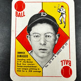 1951 Topps Red Back #20 Dom Dimaggio Nr Mint