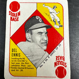1951 Topps Blue Back #4 Del Dnnis Ex/Mint