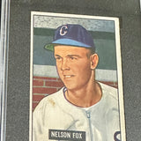 1951 Bowman #232 Nellie Fox Rookie SGC 4