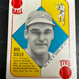 1951 Topps Blue Back #8 Dick Sisler Ex/Mint
