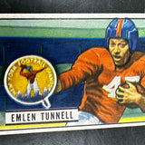 1951 Bowman #91 Emlen Tunnell Ex+