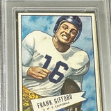 1952 Bowman Small #16 Frank Gifford PSA 4