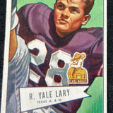 1952 Bowman Small #140 Yale Lary VG