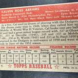 1952 Topps Hi #350 Ca Abrams VG
