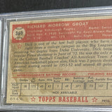1952 Topps Hi #369 Dick Groat rookie PSA 1 Nicer