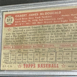 1952 Topps Hi #372 Gil McDougald Rookie PSA 1 Nicer