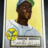 1952 Topps #195 Minie Minoso Ex+-Ex/Mint