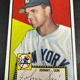 1952 Topps #49 Johnny Sain Ex+
