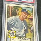 1952 Topps Hi #373 Jim Turner PSA 1 Nicer