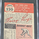 1953 Topps #220 Satchell Paige SGC 3 Sharp Corners!